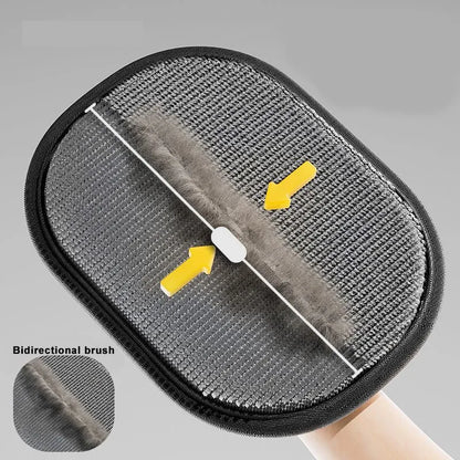 Reusable Cat Grooming Gloves Electrostatic Pet Hair Removal Mitts Cat Dog Hair Remover Brush Sticking Device Home Hair Scraper